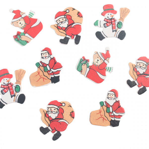 Streukonfetti WEIHNACHTEN, gemischt, 48er Set