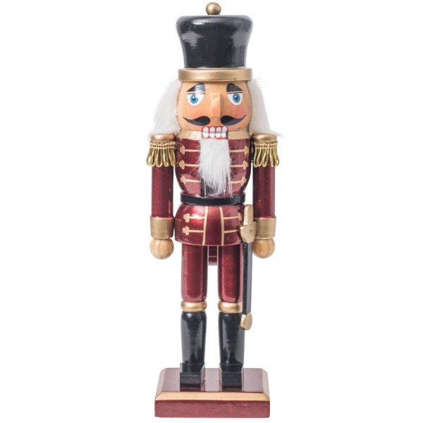 Nussknacker Soldat 25cm, rot