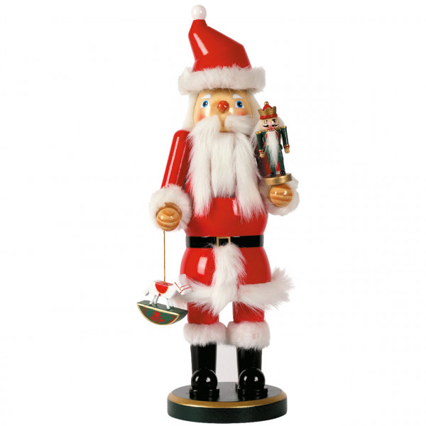 Nussknacker Weihnachtsmann 38cm, rot