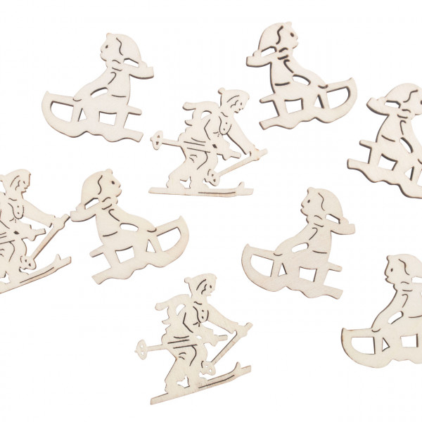 Streukonfetti WINTERSPORT, 12er Set